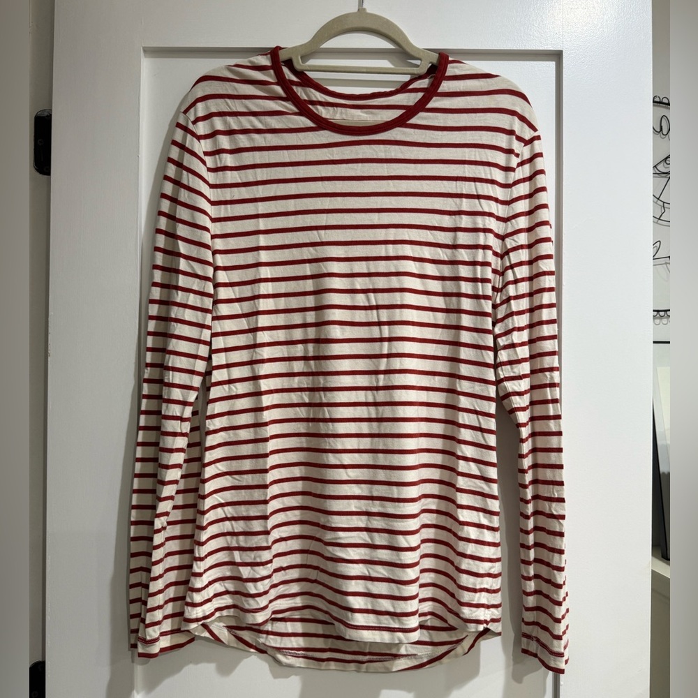 lululemon Long Sleeve Stripe Tee